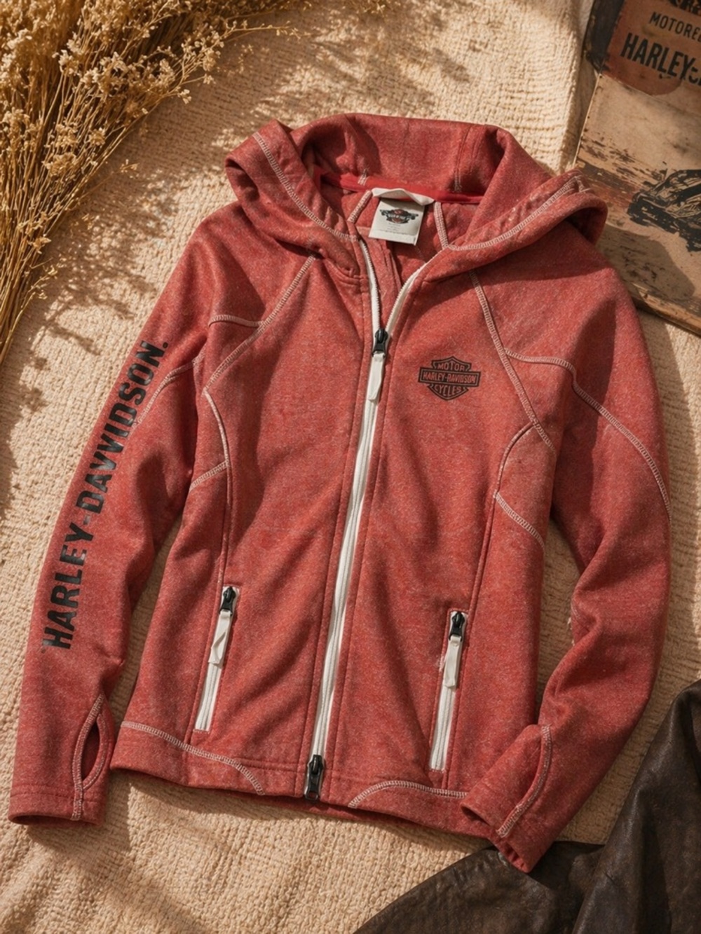 Harley Davidson zip up jacket size XS